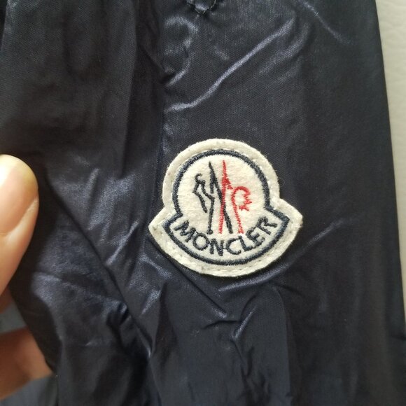 Moncler Nath Navy Blue Windbreaker Jacket - Picture 15 of 16